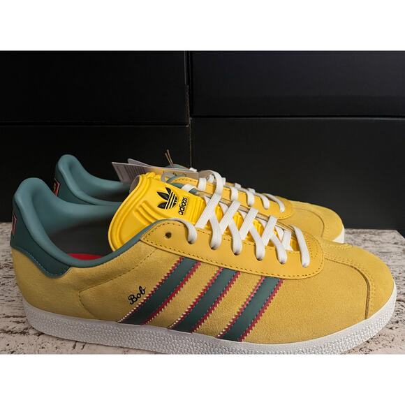 NEW (Other) ADIDAS ORIGINALS Men\'s 9 Gazelle Bob Marley Bold Gold main image 9
